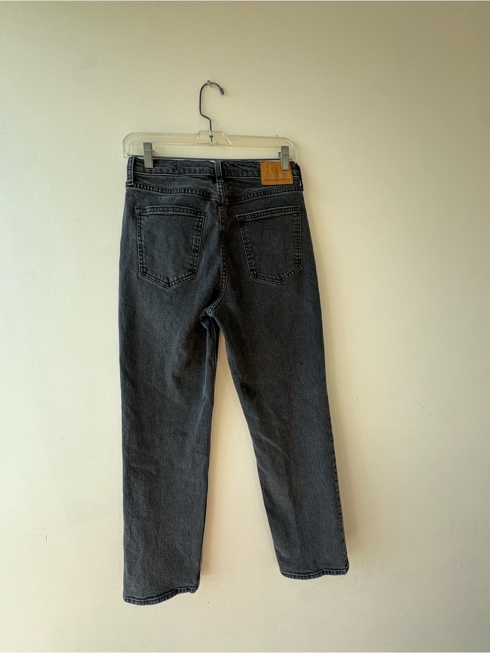 Denim Forum The Arlo High Rise Straight Jeans – 28L | Size 27 Black Casual - Picture 6 of 13